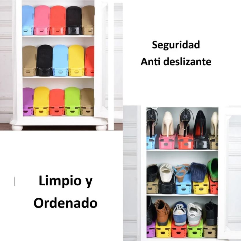 Mueble Rack Acomodador Organizador Almacenamiento Para Zapatos Gabinete  Zapatero